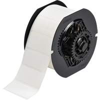 B33 Series Printer Labels, Paper, 2" L x 1" H, White Duraquip Inc