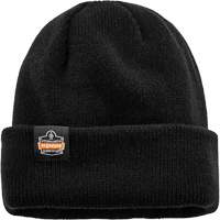 N-Ferno&reg; Zippered Rib Knit Beanie Hat, One Size, Black Duraquip Inc
