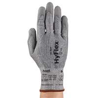 HyFlex&reg; 11-727 Series Cut Resistant Gloves, Size 8, 15 Gauge, Polyurethane Coated, Intercept Shell, ASTM ANSI Level A2/EN 388 Level B Duraquip Inc