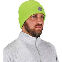 N-Ferno&reg; Rib Knit Beanie Hat, One Size, High-Visibility Lime Green Duraquip Inc