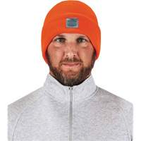 N-Ferno&reg; Rib Knit Beanie Hat, One Size, Orange Duraquip Inc