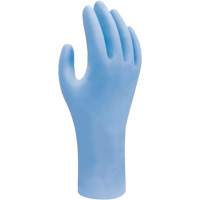 Biodegradable Disposable Gloves, X-Small, Nitrile, 2.5-mil, Powder-Free, Blue Duraquip Inc