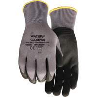Stealth Vapour Coated Gloves, Small, Foam PVC Coating, 15 Gauge, Nylon Shell Duraquip Inc