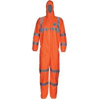 Combinaison haute visibilit&eacute; avec capuchon, Petit, Orange, Tyvek 500 Duraquip Inc
