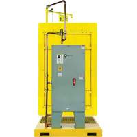 Freeze-Protected Keltech Heater & Safety Shower Skid System, Pedestal SGS363 | Duraquip Inc