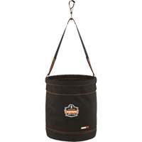 Arsenal&reg; 5970 Swiveling Hook Hoist Bucket, Nylon, 12.5" Dia. x 15" H, 100 lbs. Load Rating Duraquip Inc