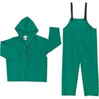 Dominator Limited Flammability Rain Suit, Large, Green Duraquip Inc