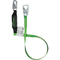 Miller&reg; BackBiter&reg; Tie-Back Lanyard, 6', Locking Snap Hook Center, Locking Snap Hook Leg Ends, Nylon/Polyester Duraquip Inc