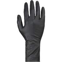 Gants jetables KeepKleen, Grand, Nitrile, 8 mils, Sans poudre, Noir Duraquip Inc