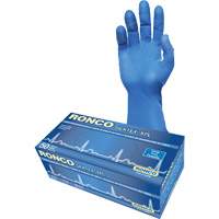 SilkTex XPL Extra-Long Examination Glove, Small, Latex, 13-mil, Powder-Free, Blue, Class 2 Duraquip Inc