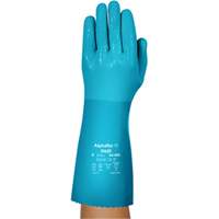 Gants r&eacute;sistants aux produits chimiques AlphaTec 04-003, Taille 8, 14" lo, Nitrile/PVC, Doublure en Molleton, Gant de calibre hiver Duraquip Inc
