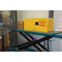 Flammable Storage Cabinet, 12 gal., 2 Door, 43" W x 18" H x 18" D Duraquip Inc