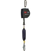 Cordage de s&eacute;curit&eacute; autor&eacute;tractable allong&eacute; Nano-Lok, 15', Acier inoxydable, Pivotant Duraquip Inc