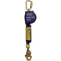 Cordage de s&eacute;curit&eacute; autor&eacute;tractable allong&eacute; Nano-Lok, 10', Dyneema, Pivotant Duraquip Inc