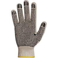 Sure Grip&reg; PVC Dotted String Knit Glove, Poly/Cotton, Single Sided, 7 Gauge, X-Small Duraquip Inc