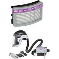 Versaflo Heavy Industry PAPR Kit, Hard Hat & Faceshield, Lithium-Ion Battery Duraquip Inc