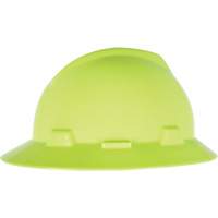 Casque de s&eacute;curit&eacute; &agrave; fente et bordure compl&egrave;te V-Gard, R&eacute;pond aux normes CSA type 1, Suspension Glissement rapide, Non ventil&eacute; Duraquip Inc