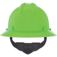 Casque de s&eacute;curit&eacute; &agrave; fente et bordure compl&egrave;te V-Gard, R&eacute;pond aux normes CSA type 1, Suspension Rochet, Non ventil&eacute; Duraquip Inc