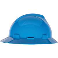 Casque de s&eacute;curit&eacute; &agrave; fente et bordure compl&egrave;te V-Gard, R&eacute;pond aux normes CSA type 1, Suspension Glissement rapide, Non ventil&eacute; Duraquip Inc