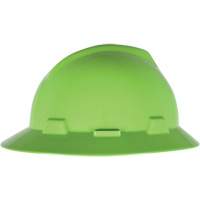 V-Gard&reg; Slotted Full-Brim Hardhat, Pinlock Suspension, Non-Vented Duraquip Inc