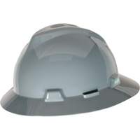 V-Gard&reg; Slotted Full-Brim Hardhat, Pinlock Suspension, Non-Vented Duraquip Inc