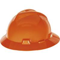 Casque de s&eacute;curit&eacute; &agrave; fente et bordure compl&egrave;te V-Gard, R&eacute;pond aux normes CSA type 1, Suspension Glissement rapide, Non ventil&eacute; Duraquip Inc