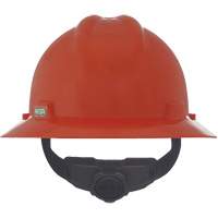 Casque de s&eacute;curit&eacute; &agrave; fente et bordure compl&egrave;te V-Gard, R&eacute;pond aux normes CSA type 1, Suspension Rochet, Non ventil&eacute; Duraquip Inc