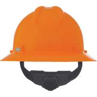 Casque de s&eacute;curit&eacute; &agrave; fente et bordure compl&egrave;te V-Gard, R&eacute;pond aux normes CSA type 1, Suspension Rochet, Non ventil&eacute; Duraquip Inc