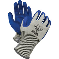 PrimaCut Cut Resistant Gloves, Size 8, 13 Gauge, Nitrile Coated, HPPE Shell, ANSI/ISEA 105 Level 4/EN 388 Level 5 Duraquip Inc