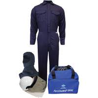 Tecgen FR Coverall Kit, PPE Category Level 2, 8 cal/cm² Arc Rating SGV541 | Duraquip Inc