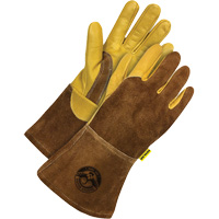 Gants pour soudeur, Cuir fleur de vache, Taille 2T-Grand Duraquip Inc