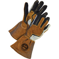 Gants de soudage &agrave; l'arc MIG Gander Brand, Cuir fleur de vache, Taille T-petit Duraquip Inc