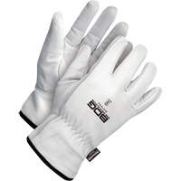 Gants de conducteur classiques r&eacute;sistant &agrave; la perforation, Grand, Paume en Cuir fleur de ch&egrave;vre, Thinsulate Duraquip Inc