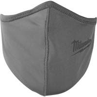 2-Layer Face Mask, Nylon/Polyester/Spandex, Grey Duraquip Inc