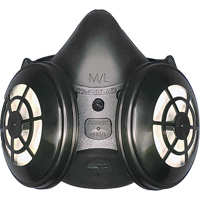 Comfort-Air&reg; 400Nx Black Half Mask without Exhalation Valve N95 Kit, Elastomer/Rubber, Medium/Large Duraquip Inc