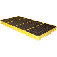 Low Profile Spill Pallet, 102 US gal. Spill Capacity, 96" x 49" x 6.5" Duraquip Inc