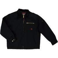 Duck Chore Jacket, Men's, Small, Black Duraquip Inc