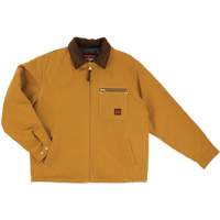 Duck Chore Jacket, Men's, Small, Brown Duraquip Inc