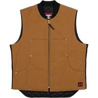 Gilet &agrave; moto WV04, Hommes, Petit, Brun Duraquip Inc