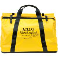 Vinyl Coated Drag Bag, Nylon, Black/Yellow Duraquip Inc