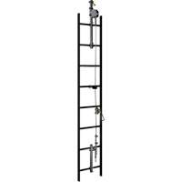 20' Lad-Saf Cable Vertical Safety System, Galvanized Steel Duraquip Inc