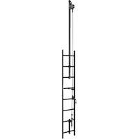 Lad-Saf Cable Vertical Safety System Climb Extension Bracketry, Galvanized Steel Duraquip Inc