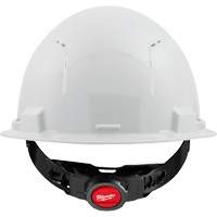 Front Brim Hardhat, Meets CSA Type 1, Ratchet Suspension, Vented Duraquip Inc