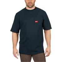 T-shirt robuste avec poche, Hommes, Petit, Bleu Duraquip Inc