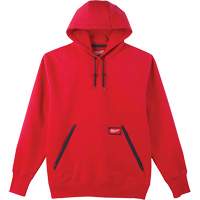 Chandail &agrave; capuchon lourd, Hommes, Petit, Rouge Duraquip Inc