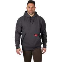 Chandail &agrave; capuchon lourd, Hommes, Petit, Gris Duraquip Inc