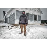 Hydrobreak Rainshell Jacket, Men's, 3X-Large, Grey Duraquip Inc