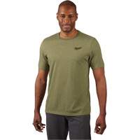 T-shirt de travail hybride, Hommes, Petit, Vert Duraquip Inc