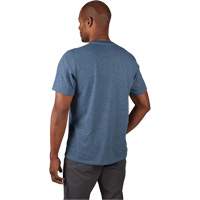 T-shirt de travail hybride, Hommes, Petit, Bleu Duraquip Inc