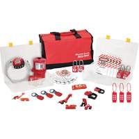 Premier Lockout Kit with Zenex Thermoplastic Locks, Electrical Kit, 27 Components Duraquip Inc